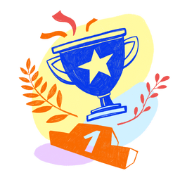 biro-blue-victory-cup-with-a-platform-for-first-place-1