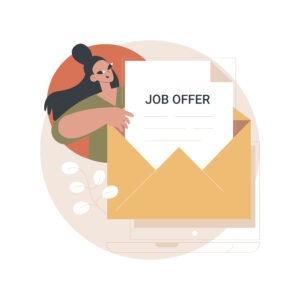 Job offer abstract concept vector illustration